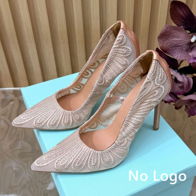 รองเท้าส้นสูงแฟชั่นผู้หญิงดีไซ - Embroidery On Leather บทวิจารณ์และราคา