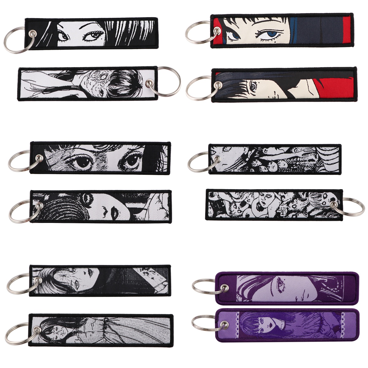 พวงกุญแจปักลายการ์ตูนผู้หญิงแน - Embroidery Zone บทวิจารณ์และราคา