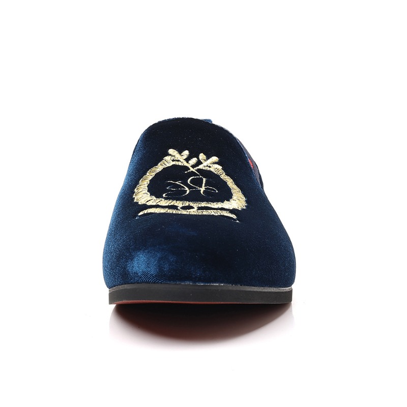 Luxury Designer รองเท้าไม่มีส้ - Embroidery On Leather บทวิจารณ์และราคา
