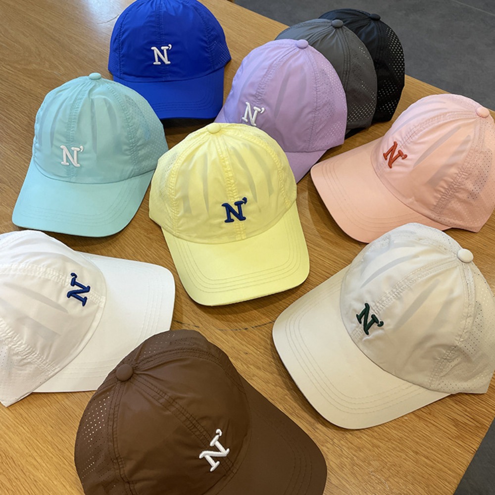 หมวกเบสบอลปักตัวอักษร N แห้งเร - Embroidery Letter N บทวิจารณ์และราคา