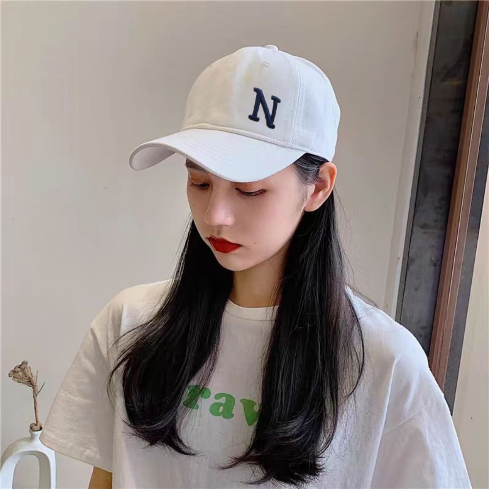 หมวกเบสบอลปักลายตัวอักษร N ใหม - Embroidery Letter N บทวิจารณ์และราคา