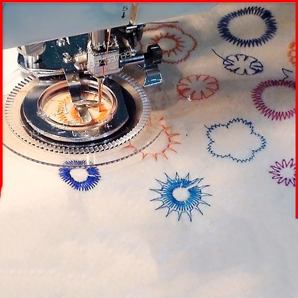 ครัวเรือน Multi-Function จักรเ - Embroidery Daisy Flower บทวิจารณ์และราคา
