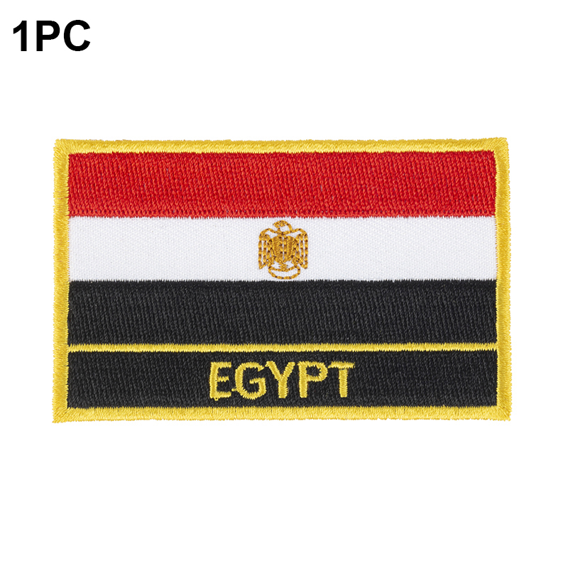 1-100 ชิ้น แผ่นปักลายธงชาติอีย - Embroidery In Egypt บทวิจารณ์และราคา