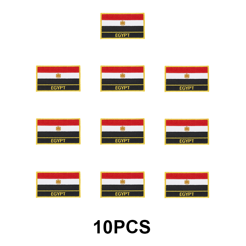 1-100 ชิ้น แผ่นปักลายธงชาติอีย - Embroidery In Egypt บทวิจารณ์และราคา