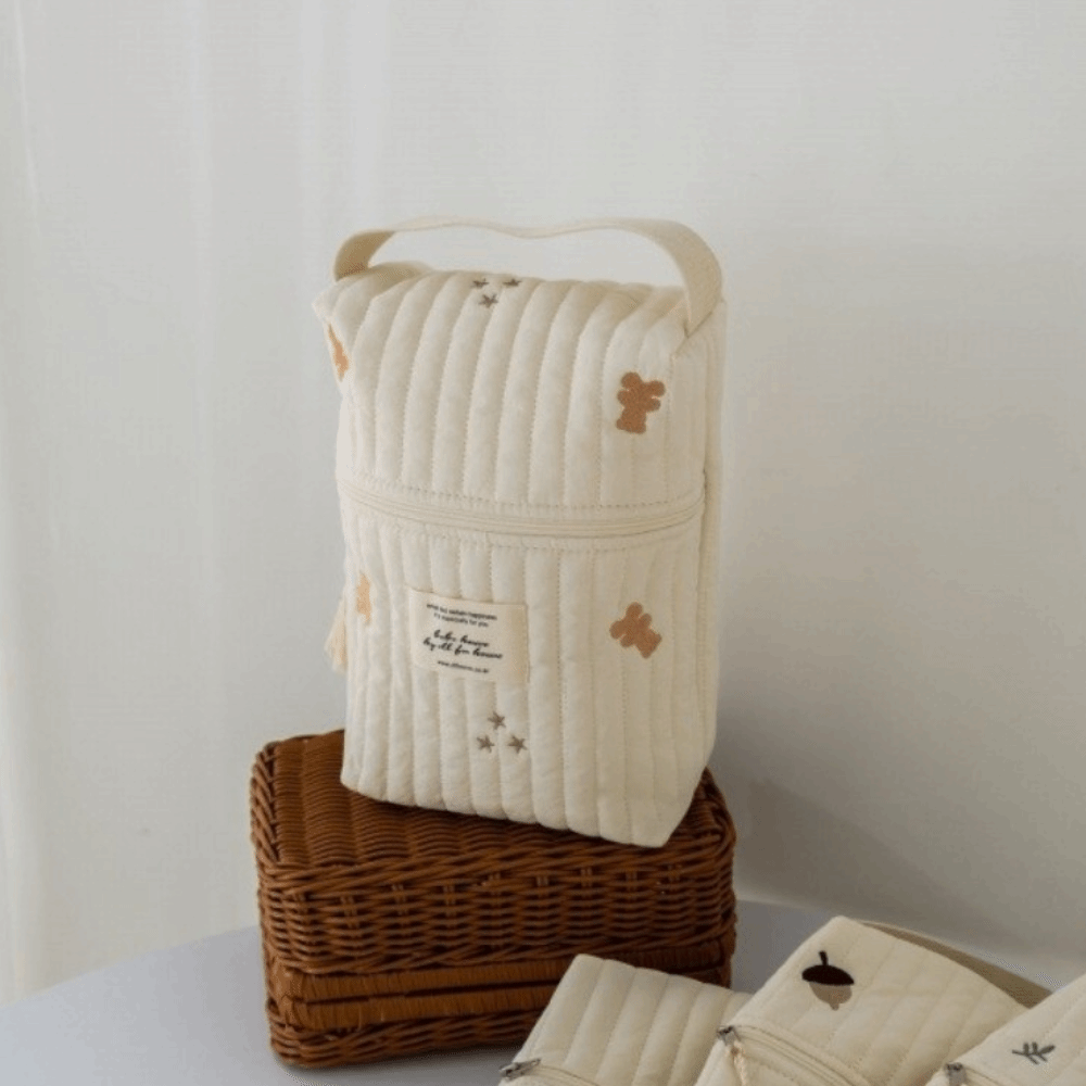 กระเป๋าผ้าอ้อมเด็กแบบพกพา ลายค - Embroidery And Quilting บทวิจารณ์และราคา