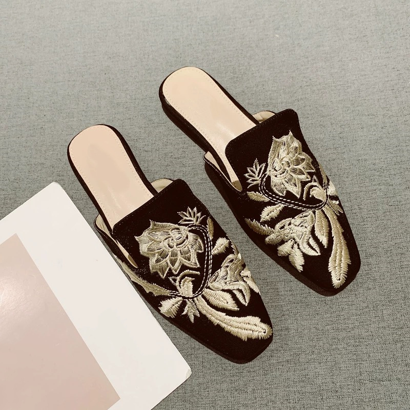 2026 ใหม่รองเท้าสตรีย้อนยุคเย็ - Embroidery Design Free บทวิจารณ์และราคา