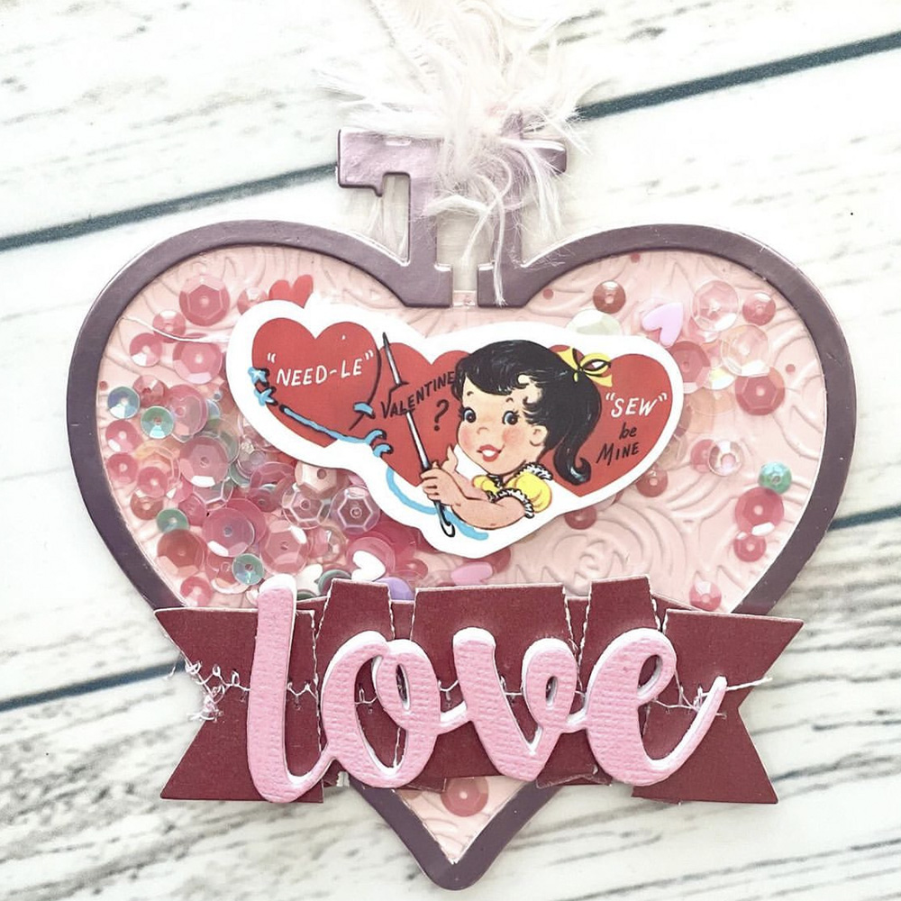 ห่วงโลหะรูปหัวใจสำหรับปักลายฉล - Embroidery Zone บทวิจารณ์และราคา