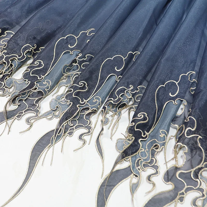 ผ้าปักลายดอกบัวแบบจีนไล่เฉดสี  - Embroidery Design Free บทวิจารณ์และราคา