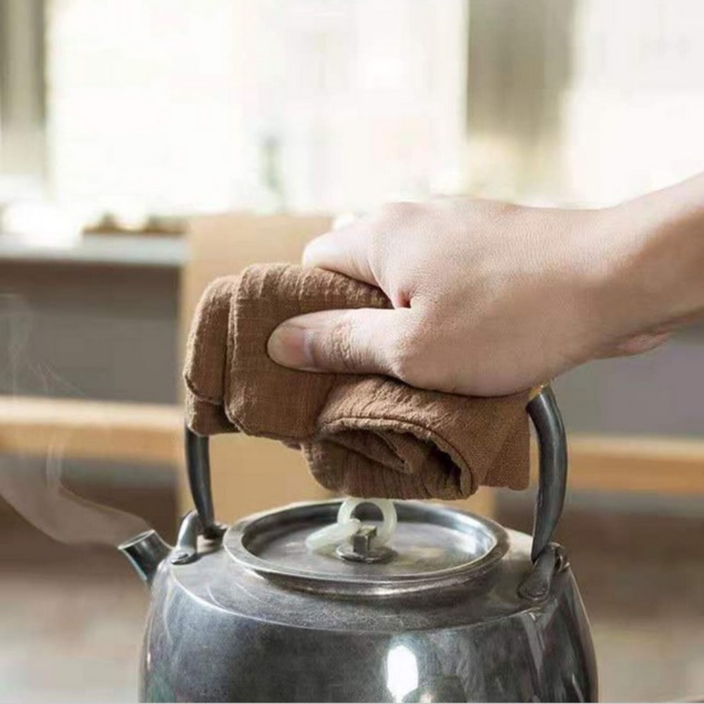 ปฏิบัติผ้าฝ้ายชาน้ําหนักเบาเย็ - Embroidery Towel บทวิจารณ์และราคา