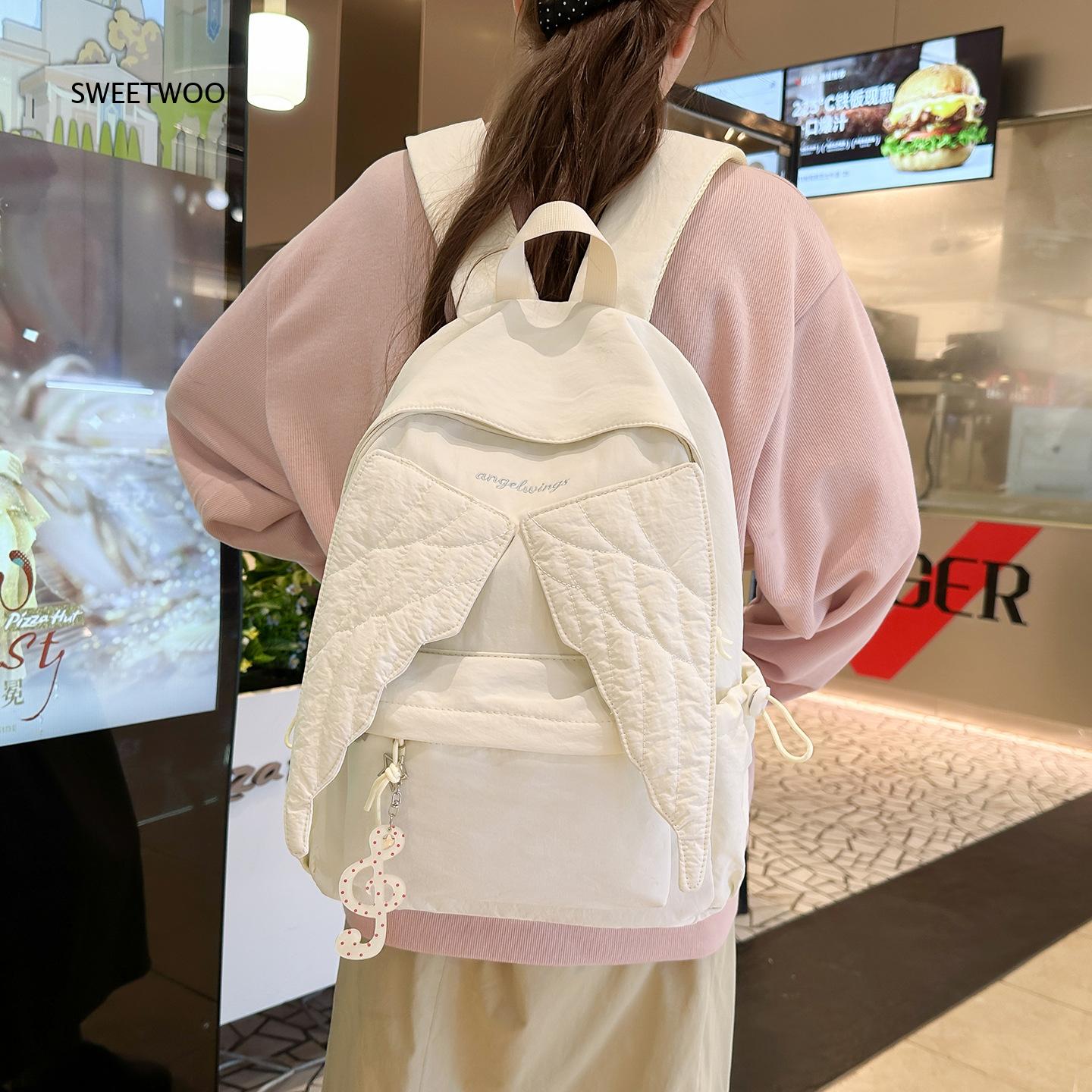 กระเป๋าเป้สะพายหลังผู้หญิงสีชม - Embroidery And Quilting บทวิจารณ์และราคา