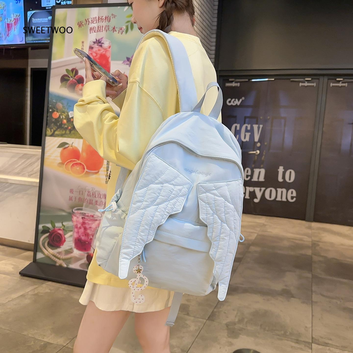 กระเป๋าเป้สะพายหลังผู้หญิงสีชม - Embroidery And Quilting บทวิจารณ์และราคา