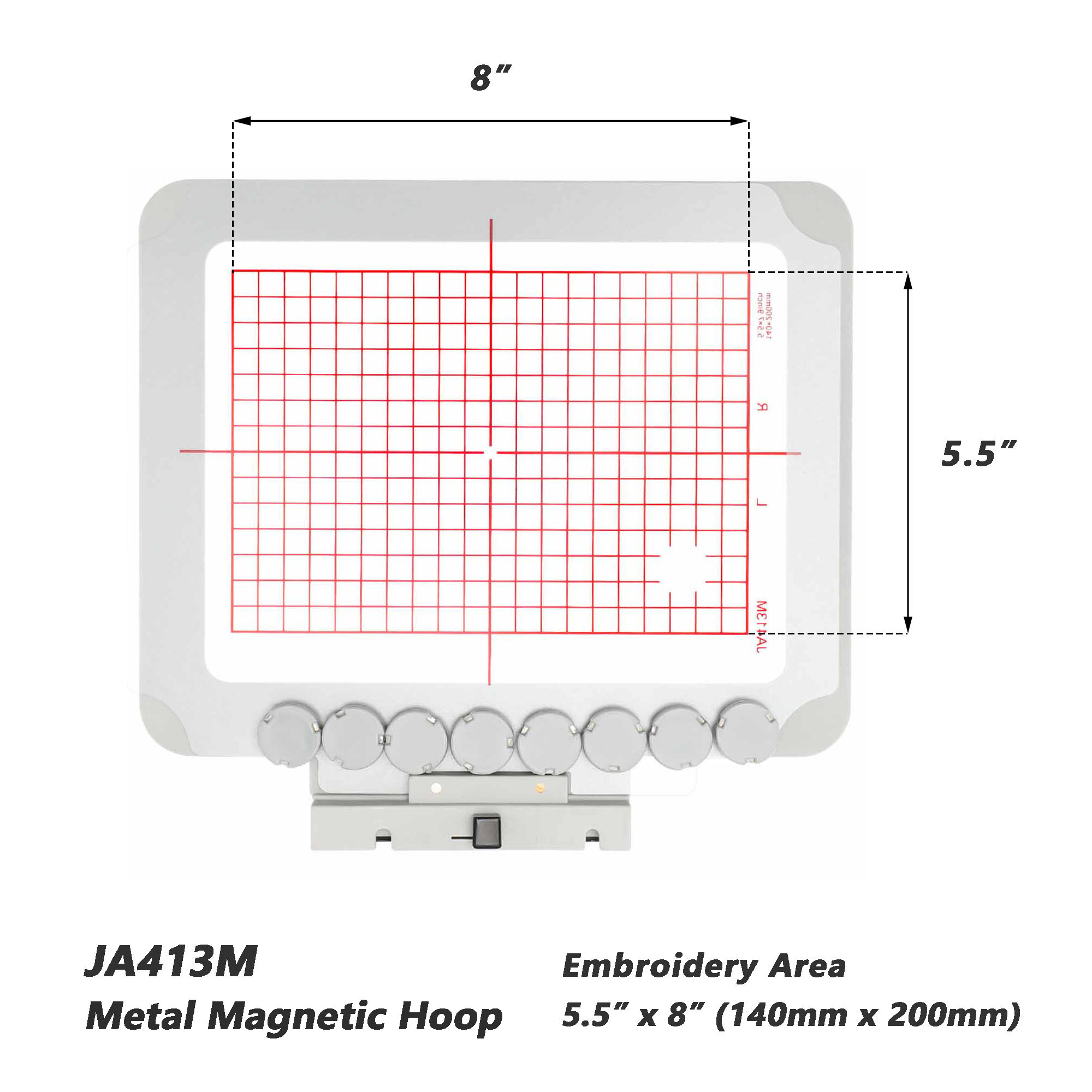 Magnetic Hoop สําหรับ Janome M - Embroidery Zone บทวิจารณ์และราคา