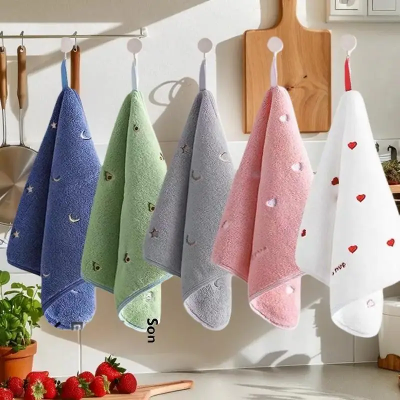 ผ้าเช็ดหน้า/มือ ผ้าฝ้ายแท้ ลาย - Embroidery Towel บทวิจารณ์และราคา