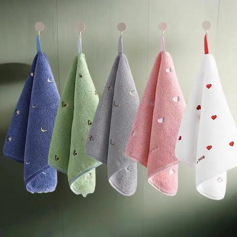 ผ้าเช็ดหน้า/มือ ผ้าฝ้ายแท้ ลาย - Embroidery Towel บทวิจารณ์และราคา