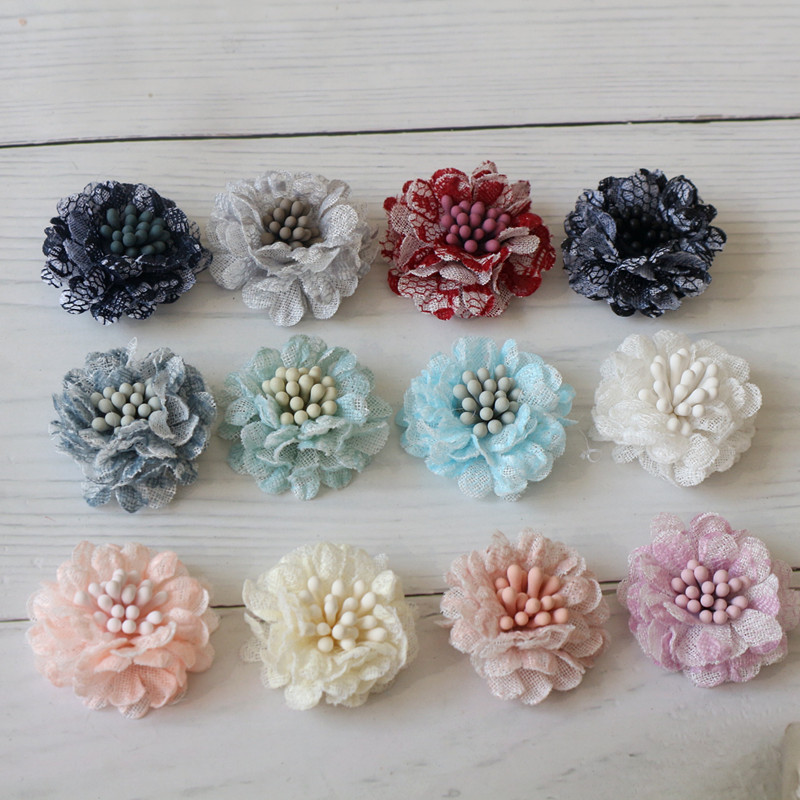 10 ชิ้น 3 เซนติเมตร Handmade ล - Embroidery Daisy Flower บทวิจารณ์และราคา