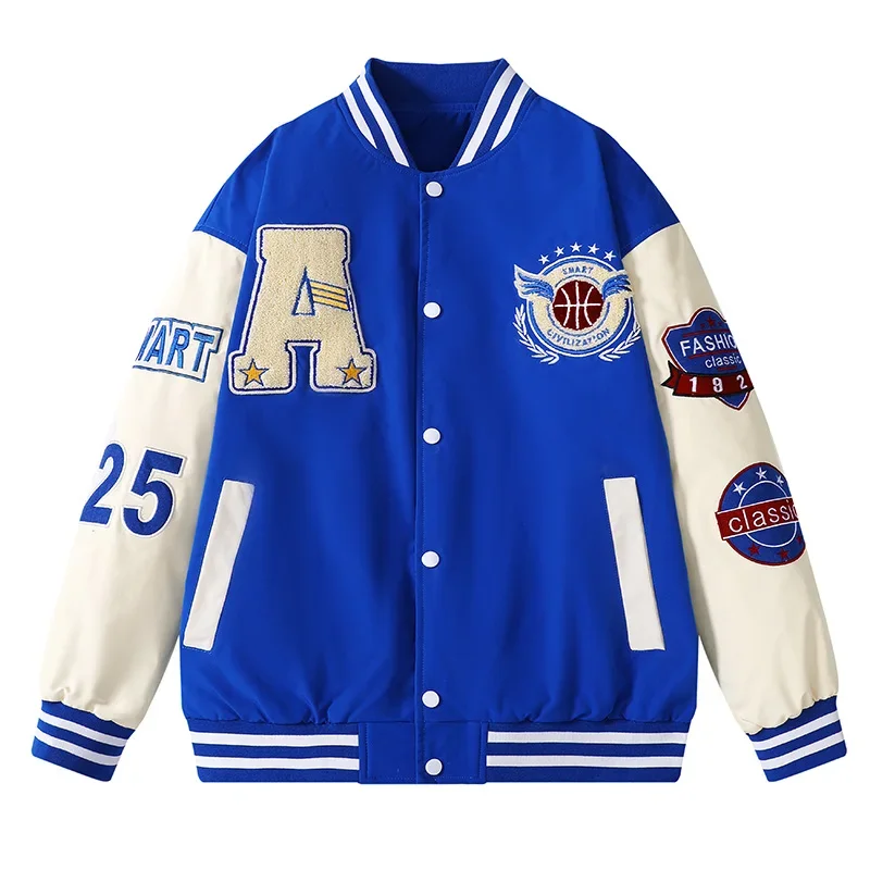เสื้อแจ็กเก็ตเบสบอลบอมเบอร์ทีม - Embroidery Letter N บทวิจารณ์และราคา