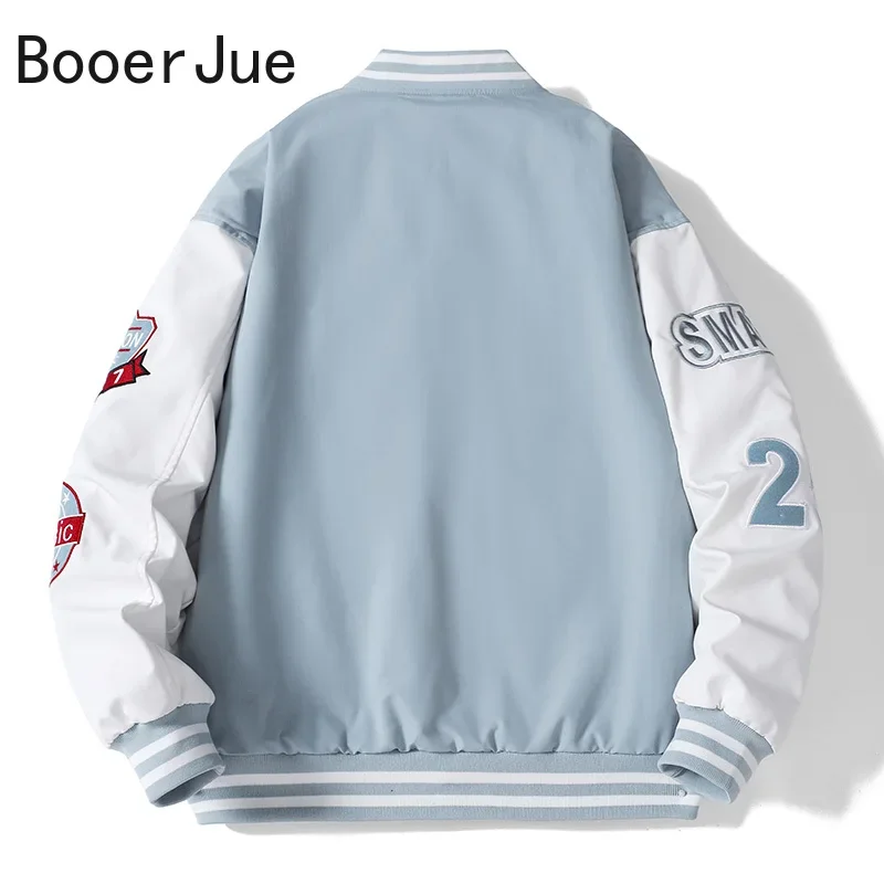 เสื้อแจ็กเก็ตเบสบอลบอมเบอร์ทีม - Embroidery Letter N บทวิจารณ์และราคา
