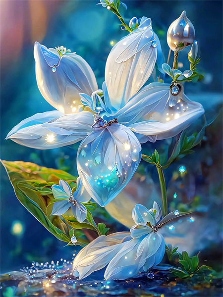 ภาพปักเพชร 5 มิติ ลายดอกเดซี่แ - Embroidery Daisy Flower บทวิจารณ์และราคา