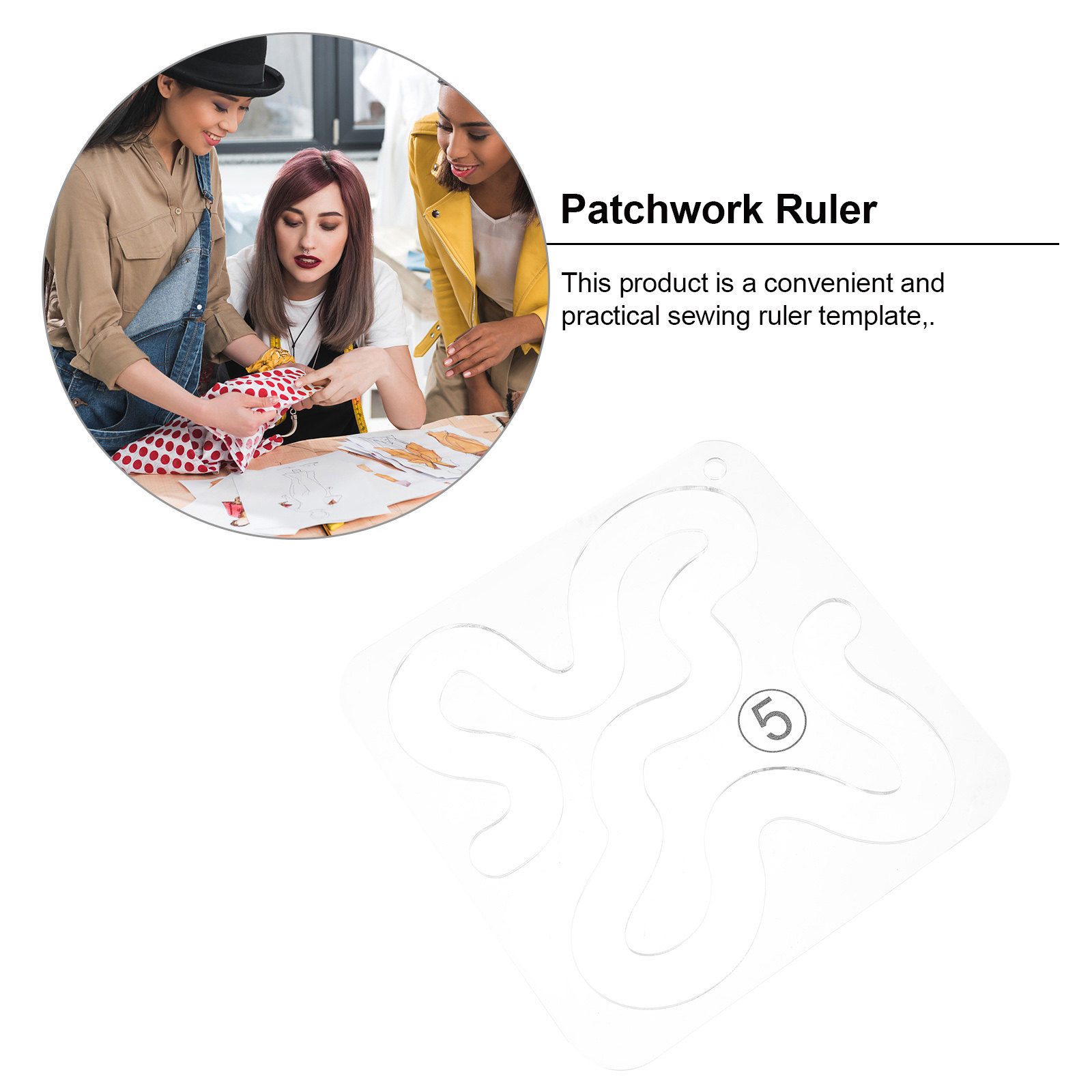 ไม้บรรทัดอะคริลิกใส 1 ชิ้น สำห - Embroidery And Quilting บทวิจารณ์และราคา