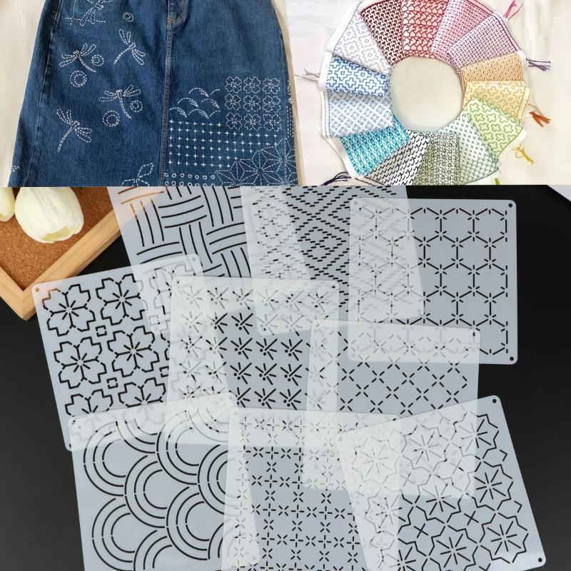 แม่แบบลายปักซาชิโก 9 ชิ้น/32 ช - Embroidery And Quilting บทวิจารณ์และราคา