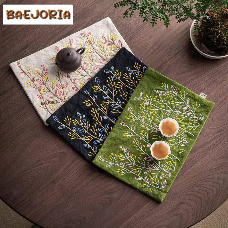 ผ้าเช็ดชาปักลายสไตล์พื้นเมือง  - Embroidery Towel บทวิจารณ์และราคา