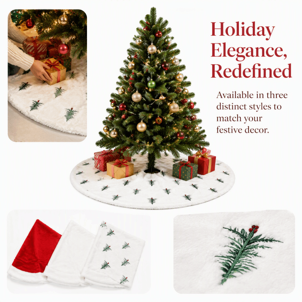อุปกรณ์ตกแต่งคริสต์มาส ผ้าคลุม - Embroidery Xmas Designs บทวิจารณ์และราคา
