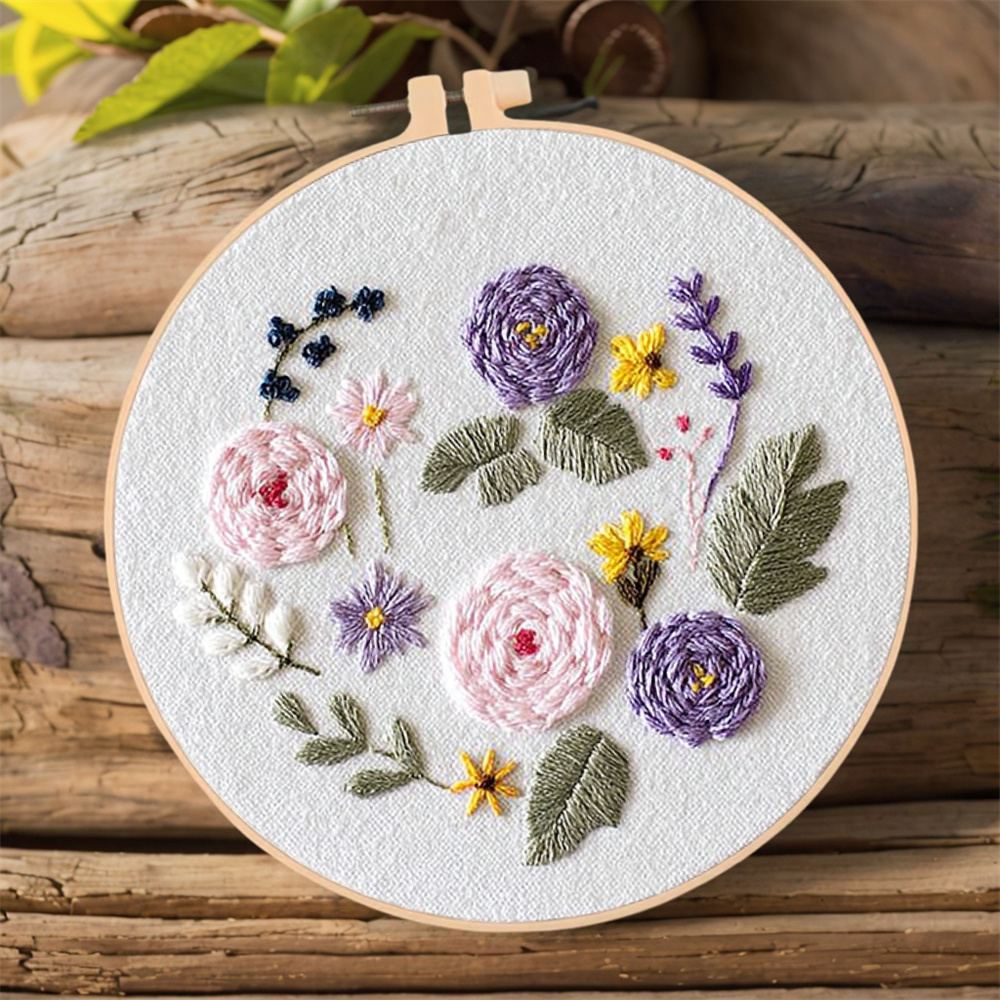 โมโมอาร์ต ดีไอวายชุดเย็บปักถัก - Embroidery Daisy Flower บทวิจารณ์และราคา
