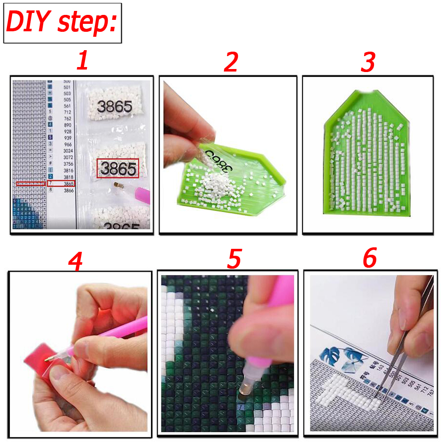 คลีโอพัตรา DIY เพชรภาพวาดผู้หญ - Embroidery In Egypt บทวิจารณ์และราคา